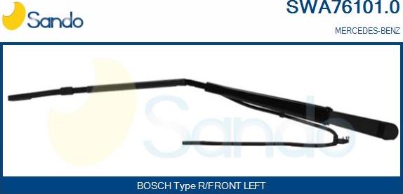 Sando SWA76101.0 - Držač metlice brisača, pranje vjetrobrana www.molydon.hr