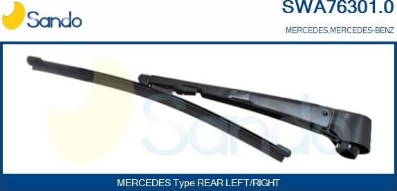Sando SWA76301.0 - Držač metlice brisača, pranje vjetrobrana www.molydon.hr