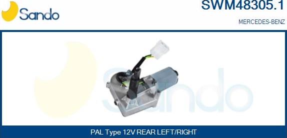 Sando SWM48305.1 - Motor brisača www.molydon.hr