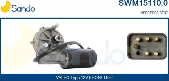 Sando SWM15110.0 - Motor brisača www.molydon.hr