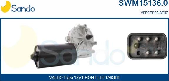 Sando SWM15136.0 - Motor brisača www.molydon.hr