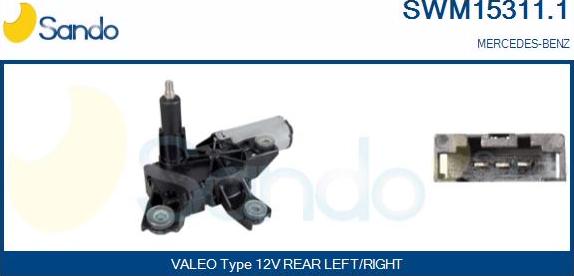Sando SWM15311.1 - Motor brisača www.molydon.hr