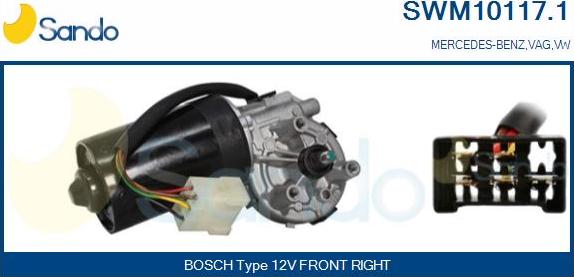 Sando SWM10117.1 - Motor brisača www.molydon.hr