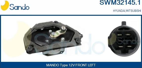 Sando SWM32145.1 - Motor brisača www.molydon.hr