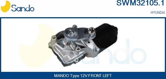 Sando SWM32105.1 - Motor brisača www.molydon.hr