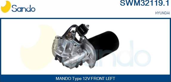Sando SWM32119.1 - Motor brisača www.molydon.hr