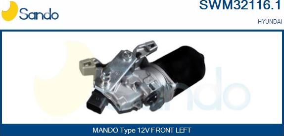 Sando SWM32116.1 - Motor brisača www.molydon.hr