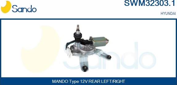 Sando SWM32303.1 - Motor brisača www.molydon.hr