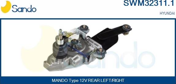 Sando SWM32311.1 - Motor brisača www.molydon.hr
