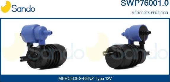 Sando SWP76001.0 - Pumpa za tekućinu za pranje, pranje vjetrobrana www.molydon.hr