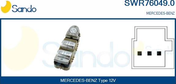 Sando SWR76049.0 - Prekidač, podizačprozora www.molydon.hr