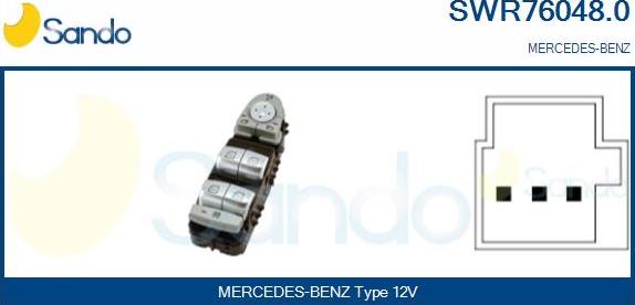 Sando SWR76048.0 - Prekidač, podizačprozora www.molydon.hr