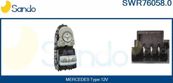 Sando SWR76058.0 - Prekidač, podizačprozora www.molydon.hr