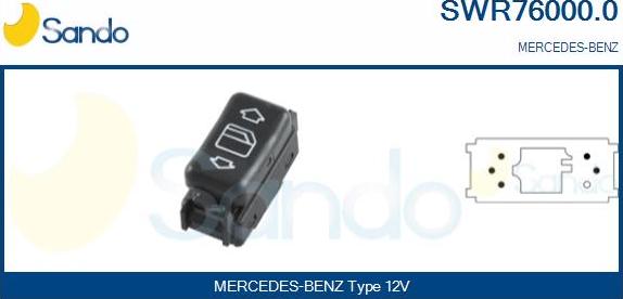 Sando SWR76000.0 - Prekidač, podizačprozora www.molydon.hr