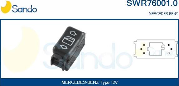Sando SWR76001.0 - Prekidač, podizačprozora www.molydon.hr