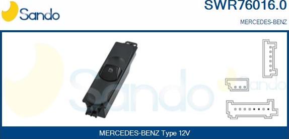 Sando SWR76016.0 - Prekidač, podizačprozora www.molydon.hr