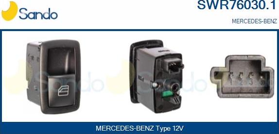 Sando SWR76030.1 - Prekidač, podizačprozora www.molydon.hr