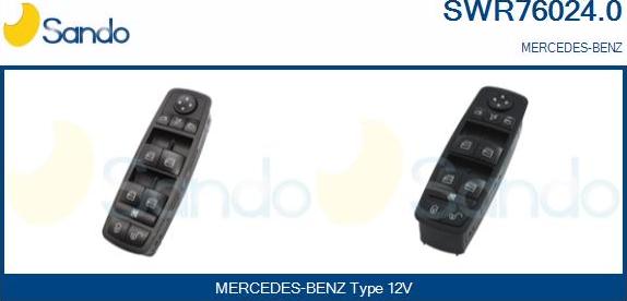 Sando SWR76024.0 - Prekidač, podizačprozora www.molydon.hr