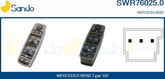 Sando SWR76025.0 - Prekidač, podizačprozora www.molydon.hr