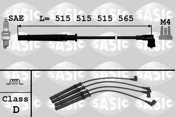 Sasic 9284012 - Set kablova za paljenje www.molydon.hr