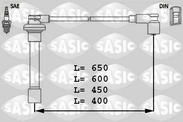 Sasic 9286010 - Set kablova za paljenje www.molydon.hr