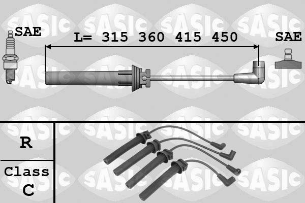 Sasic 9286029 - Set kablova za paljenje www.molydon.hr