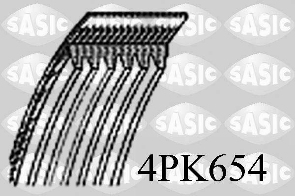 Sasic 4PK654 - Klinasti rebrasti remen  www.molydon.hr