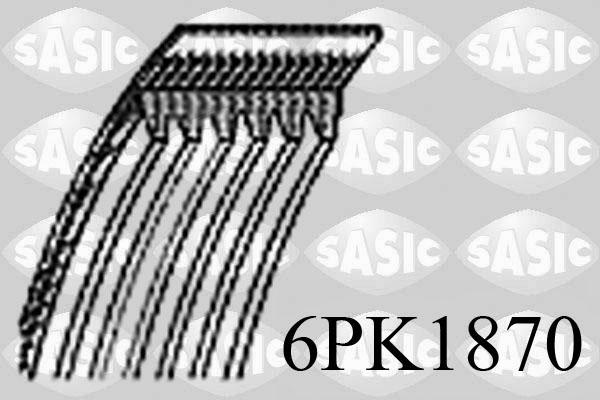 Sasic 6PK1870 - Klinasti rebrasti remen  www.molydon.hr