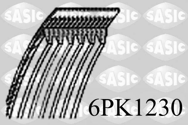 Sasic 6PK1230 - Klinasti rebrasti remen  www.molydon.hr