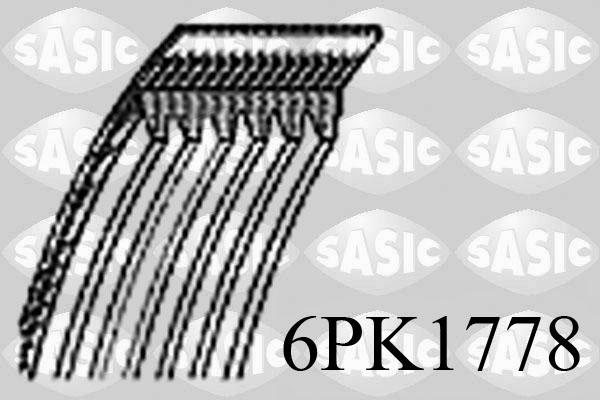 Sasic 6PK1778 - Klinasti rebrasti remen  www.molydon.hr