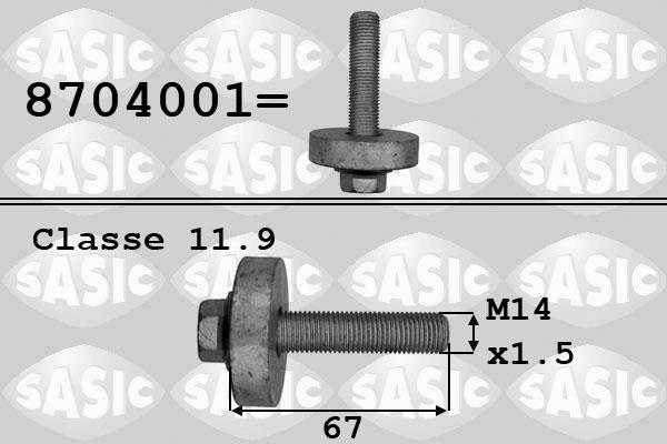 Sasic 8704001 - Vijak remenice www.molydon.hr