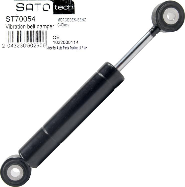 SATO tech ST70054 - Prigušivač vibracija, klinasti rebrasti remen  www.molydon.hr