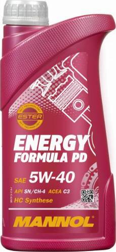 SCT-MANNOL Energy Formula PD 5W40 - Ulje za motor www.molydon.hr