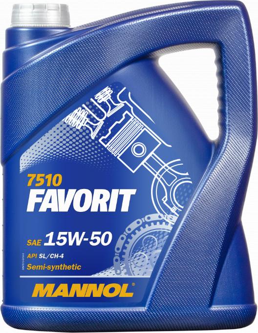 SCT-MANNOL Favorit 15W-50 - Ulje za motor www.molydon.hr
