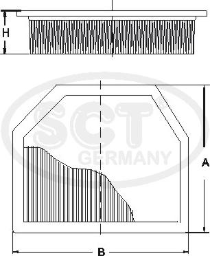 SCT-MANNOL SAK 197 - Filter kabine www.molydon.hr