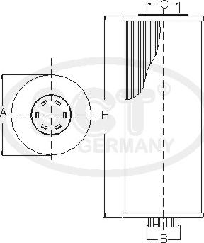SCT-MANNOL SH 4082 P - Filter za ulje www.molydon.hr