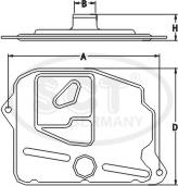 SCT-MANNOL SG 1708 - Hidraulicni filter, automatski mjenjač www.molydon.hr