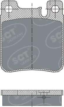 SCT-MANNOL SP 255 PR - Komplet Pločica, disk-kočnica www.molydon.hr