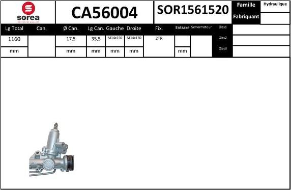 Sera CA56004 - upravljački mehanizam www.molydon.hr