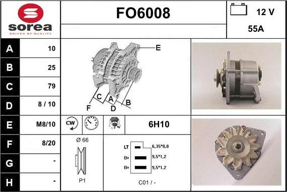 Sera FO6008 - Alternator www.molydon.hr