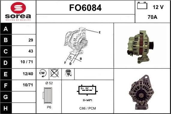 Sera FO6084 - Alternator www.molydon.hr