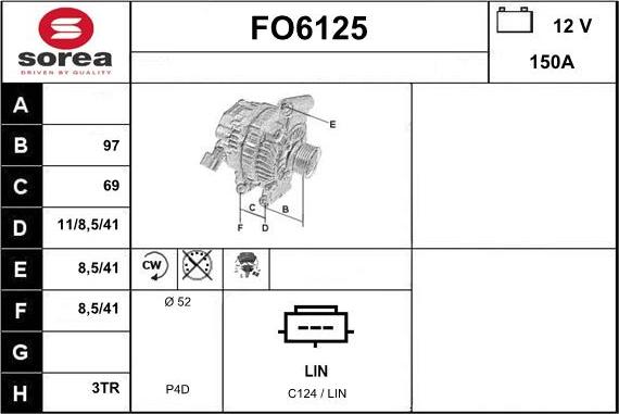 Sera FO6125 - Alternator www.molydon.hr