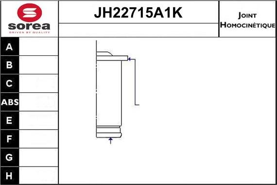 Sera JH22715A1K - Kardan, Pogonska osovina www.molydon.hr