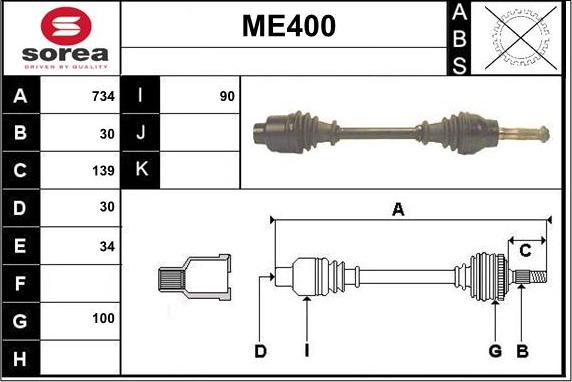 Sera ME400 - Pogonska osovina www.molydon.hr