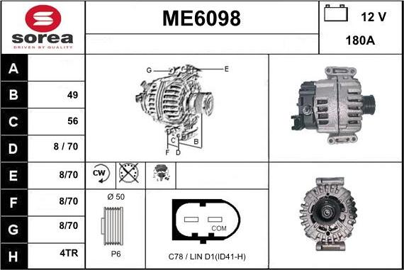 Sera ME6098 - Alternator www.molydon.hr
