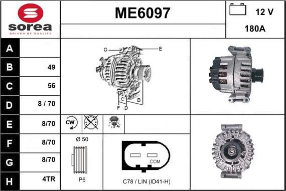 Sera ME6097 - Alternator www.molydon.hr