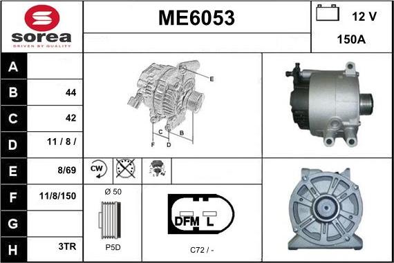 Sera ME6053 - Alternator www.molydon.hr
