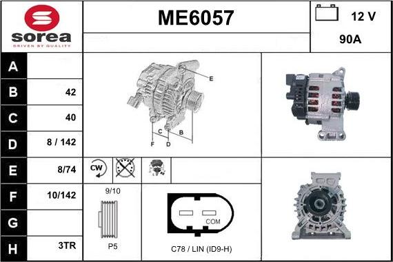 Sera ME6057 - Alternator www.molydon.hr