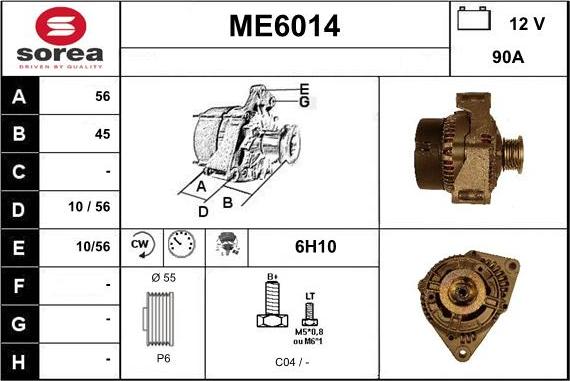 Sera ME6014 - Alternator www.molydon.hr