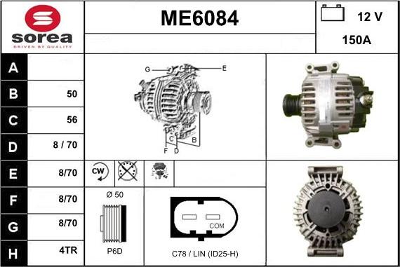 Sera ME6084 - Alternator www.molydon.hr